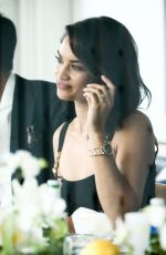 SHANINA SHAIK Out for Lunch in Melbourne 01/13/2017