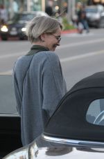 SHARON STONE Out and About in Beverly Hills 01/08/2017