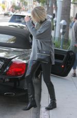 SHARON STONE Out and About in Beverly Hills 01/08/2017