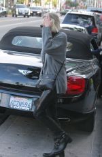 SHARON STONE Out and About in Beverly Hills 01/08/2017