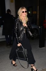 SIENNA MILLER Arrives at BBC Radio 1 Studio in London 01/13/2017