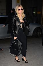 SIENNA MILLER Arrives at BBC Radio 1 Studio in London 01/13/2017