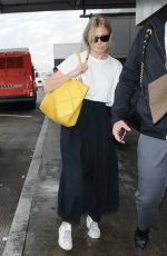 SIENNA MILLER Arrives at LAX Airport in Los Angeles 01/05/2017