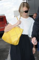 SIENNA MILLER Arrives at LAX Airport in Los Angeles 01/05/2017