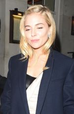 SIENNA MILLER Leaves 34 Restaurant in London 01/11/2017