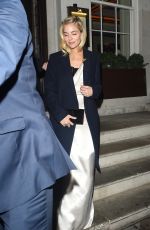 SIENNA MILLER Leaves 34 Restaurant in London 01/11/2017