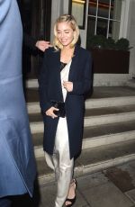 SIENNA MILLER Leaves 34 Restaurant in London 01/11/2017
