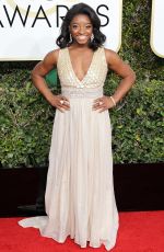 SIMONE BILES at 74th Annual Golden Globe Awards in Beverly Hills 01/08/2017