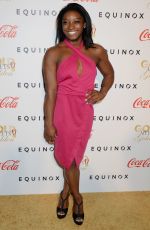 SIMONE BILES at Life is Good at Gold Meets Golden Event in Los Angeles 01/07/2017