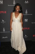 SIMONE BILES at Weinstein Company and Netflix Golden Globe Party in Beverly Hills 01/08/2017