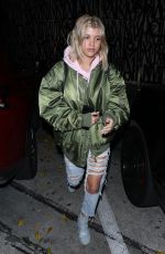 SOFIA RICHIE Leaves a Dinner in West Hollywood 01/16/2017