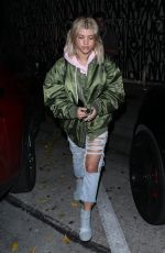 SOFIA RICHIE Leaves a Dinner in West Hollywood 01/16/2017