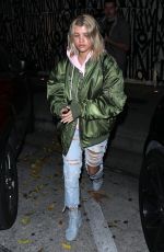 SOFIA RICHIE Leaves a Dinner in West Hollywood 01/16/2017