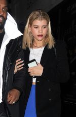 SOFIA RICHIE Night Out in London 01/19/2017