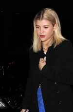 SOFIA RICHIE Night Out in London 01/19/2017