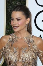 SOFIA VERGARA at 74th Annual Golden Globe Awards in Beverly Hills 01/08/2017