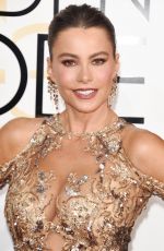 SOFIA VERGARA at 74th Annual Golden Globe Awards in Beverly Hills 01/08/2017