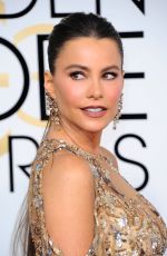 SOFIA VERGARA at 74th Annual Golden Globe Awards in Beverly Hills 01/08/2017