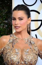SOFIA VERGARA at 74th Annual Golden Globe Awards in Beverly Hills 01/08/2017