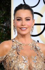 SOFIA VERGARA at 74th Annual Golden Globe Awards in Beverly Hills 01/08/2017