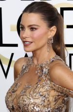 SOFIA VERGARA at 74th Annual Golden Globe Awards in Beverly Hills 01/08/2017