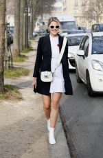 SOFIE VALKIERS Arrives at Christioan Dior Fashion Show in Paris 01/23/2017