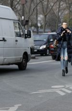 SOFIE VALKIERS Arrives at Christioan Dior Fashion Show in Paris 01/23/2017