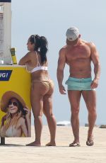 SOPHIE KASAEI in Bikini with Her Boyfriend on the Beach in Cancun 01/05/2017