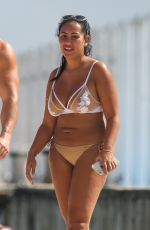 SOPHIE KASAEI in Bikini with Her Boyfriend on the Beach in Cancun 01/05/2017