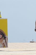 SOPHIE KASAEI in Bikini with Her Boyfriend on the Beach in Cancun 01/05/2017