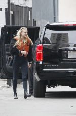 SOPHIE TURNER and Joe Jonas Leaves Alfred Coffee in Los Angeles 01/18/2017
