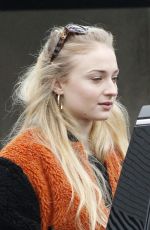 SOPHIE TURNER and Joe Jonas Leaves Alfred Coffee in Los Angeles 01/18/2017