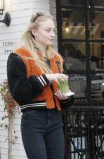 SOPHIE TURNER and Joe Jonas Leaves Alfred Coffee in Los Angeles 01/18/2017