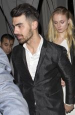 SOPHIE TURNER and Joe Jonas Leaves Craig