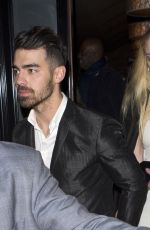 SOPHIE TURNER and Joe Jonas Leaves Craig