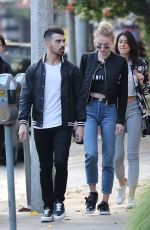 SOPHIE TURNER and Joe Jonas Out in Beverly Hills 01/05/2017