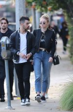 SOPHIE TURNER and Joe Jonas Out in Beverly Hills 01/05/2017