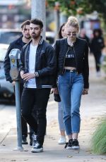 SOPHIE TURNER and Joe Jonas Out in Beverly Hills 01/05/2017