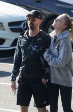 SOPHIE TURNER and Joe Jonas Out in Los Angeles 01/06/2017