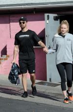 SOPHIE TURNER and Joe Jonas Out in Los Angeles 01/06/2017