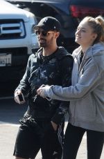 SOPHIE TURNER and Joe Jonas Out in Los Angeles 01/06/2017