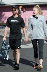 SOPHIE TURNER and Joe Jonas Out in Los Angeles 01/06/2017