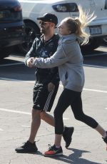 SOPHIE TURNER and Joe Jonas Out in Los Angeles 01/06/2017