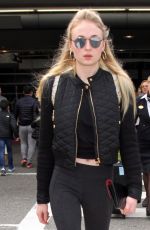 SOPHIE TURNER Arrives at LAX Airport in Los Angeles 01/04/2017