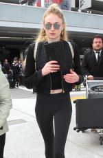 SOPHIE TURNER Arrives at LAX Airport in Los Angeles 01/04/2017