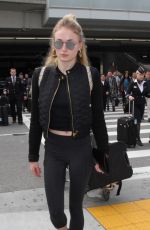 SOPHIE TURNER Arrives at LAX Airport in Los Angeles 01/04/2017