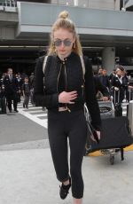 SOPHIE TURNER Arrives at LAX Airport in Los Angeles 01/04/2017