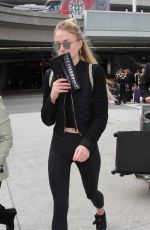 SOPHIE TURNER Arrives at LAX Airport in Los Angeles 01/04/2017