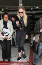 SOPHIE TURNER Arrives at LAX Airport in Los Angeles 01/04/2017