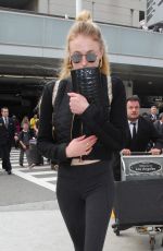 SOPHIE TURNER Arrives at LAX Airport in Los Angeles 01/04/2017